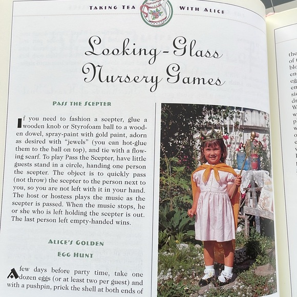 Taking Tea with Alice, Looking-Glass Tea Parties... Victorian Teas, c1997 - Picture 10 of 15